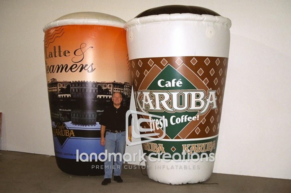Karuba Inflatable Coffee Cup for Kwik Trip