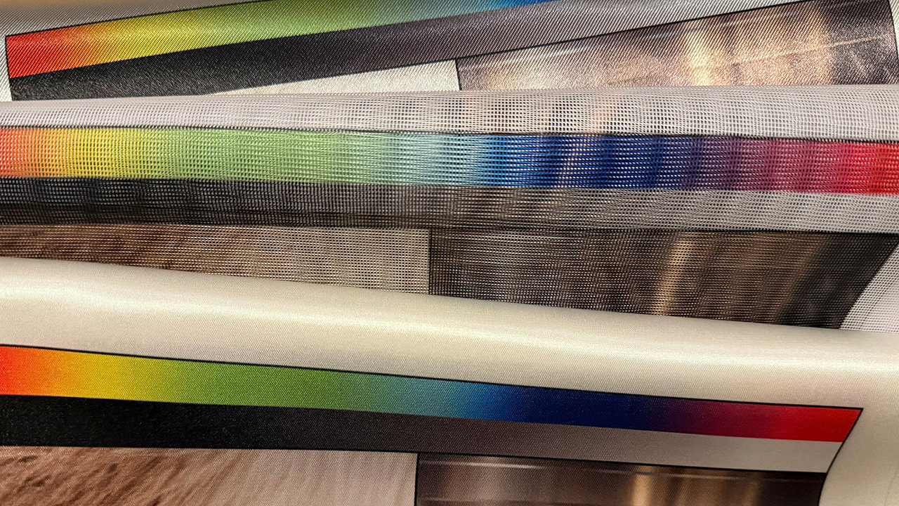 inflatable print fabric samples