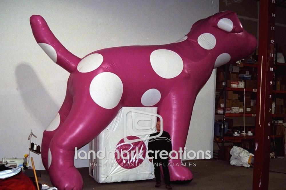 Inflatable Victoria S Secret Dog
