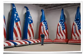 Tacony Corporation's Inflatable Patriotic Vacuums