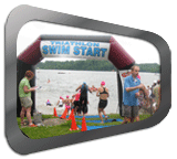 Inflatable Arch at Triathlon