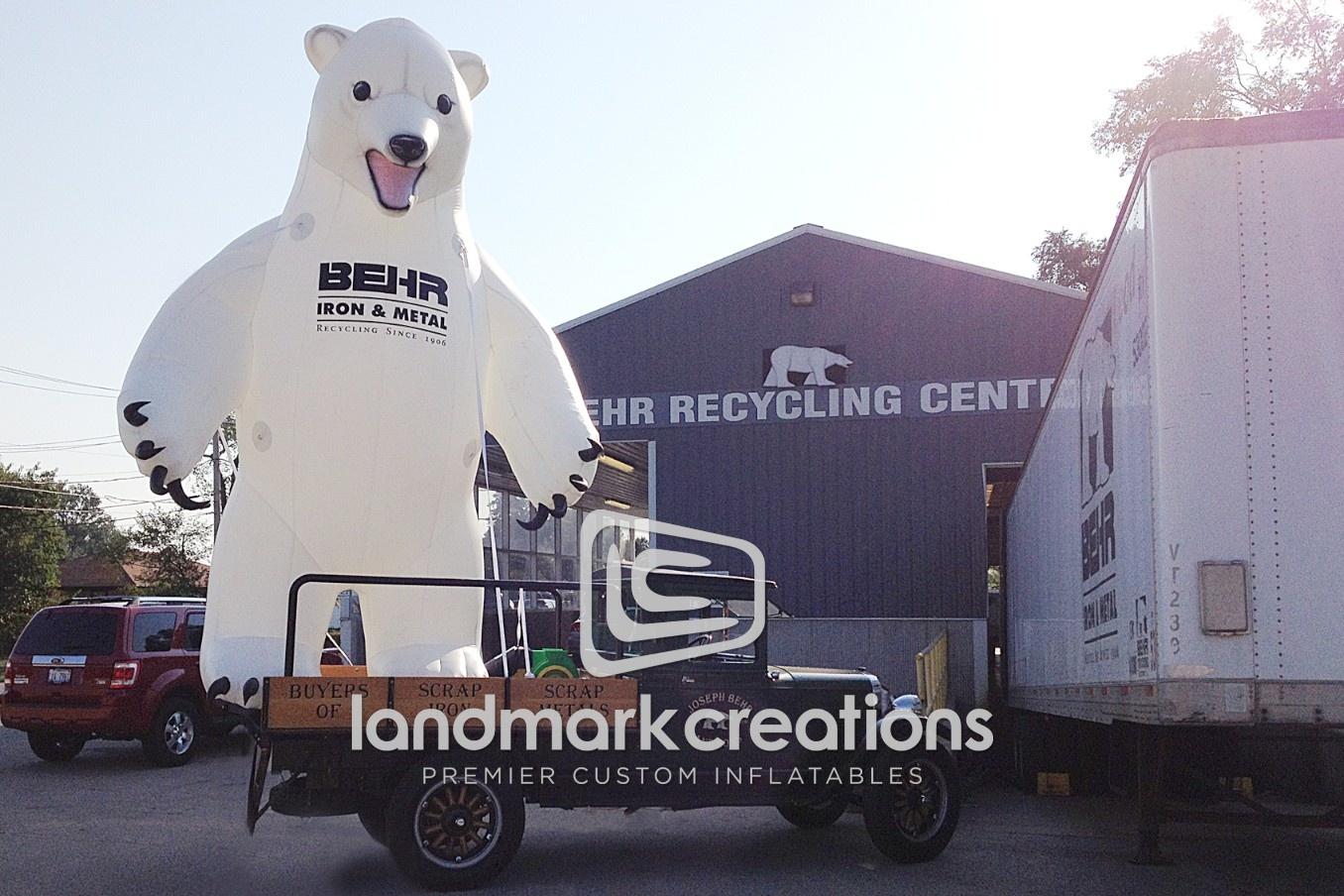 Behr Inflatable Polar Bear Mascot
