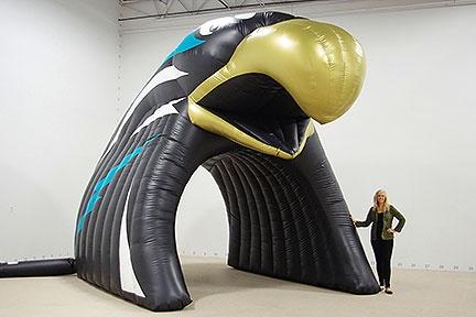 Inflatable Thunderbird Sports Tunnel
